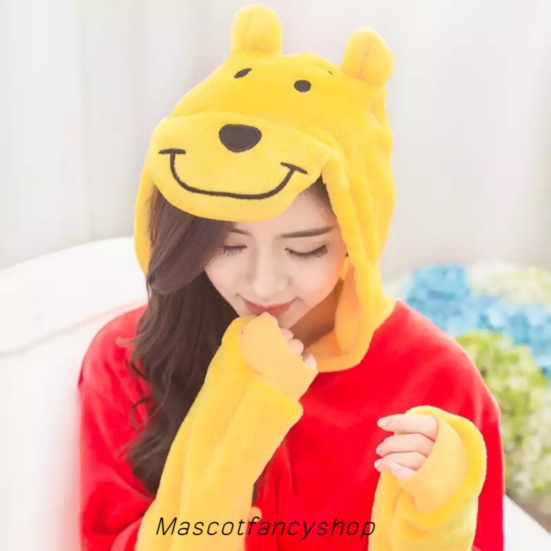 ภาพหน้าปกสินค้าชุดนอนมาสคอต หมีพูห์ (pooh , winnie the pooh)