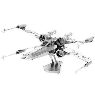 ★ พร้อมส่ง ★ ตัวต่อเหล็ก 3 มิติ Xwing Star Fighter Star War 3D Metal Model