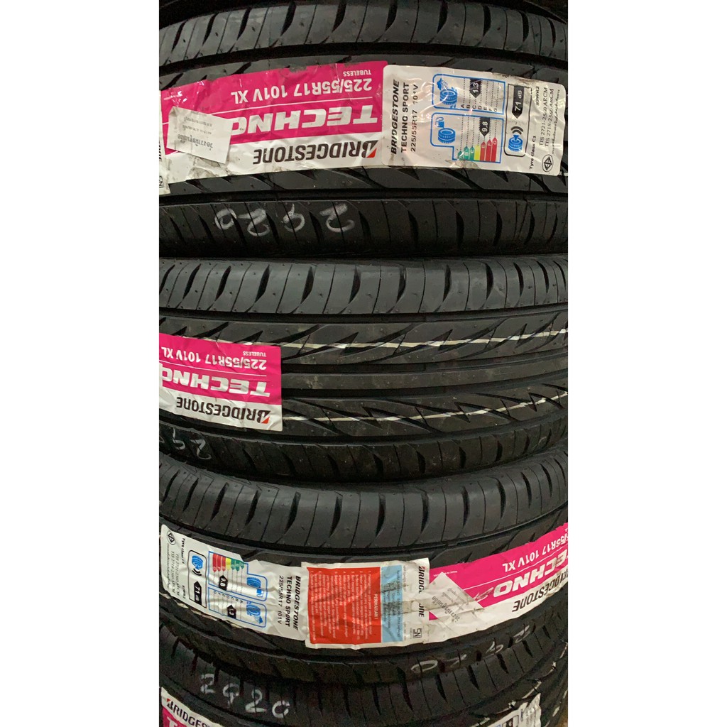 bridgestone-225-55-r17-techno-sport-บริดจสโตน-ยางปี-2023ทนทาน-โฉบเฉี่ยว-สบาย-ไร้เสียงรบกวน-ราคาพิเศษ