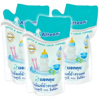 น้ำยาล้างขวดนม Attoon 800 ml แพ๊ค 3 ถุง