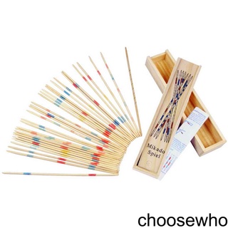 [CHOO] Baby Educational Wooden Traditional Mikado Spiel Pick Up Sticks With Box Game