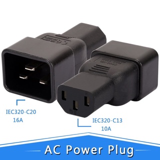 PDU PSU USP Power adapters, IEC C20 male to C13 adapter, IEC C13 to C20 adapter Computer server power conversion adapter