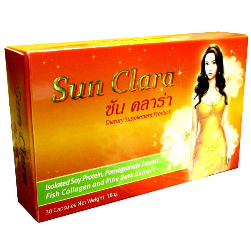 sun-clara-ซันคลาร่า-อันดับ1-อาหารเสริมบำรุงสุขภาพคุณผู้หญิง-30-แคปซูล