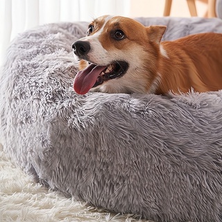 【พร้อมส่ง】ที่นอนสัตว์เลี้ยง รังสัตว์เลี้ยง ที่นอนแมว pet fur bed