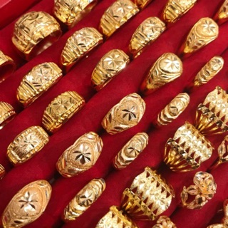 ภาพหน้าปกสินค้าแหวนทองชุบแบบที่ 21-40 แบบเยอะถึง 58 แบบราคา 90 บาท ทองไมครอน ทองเคลือบ ทองปลอม ทองเหมือนแท้ ที่เกี่ยวข้อง