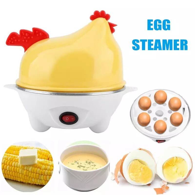 เครื่องต้มไข่ไฟฟ้า-รูปแม่ไก่-chicken-egg-cooker-ทำไข่ลวกได้ครั้งละ7ฟอง-มีพร้อมส่ง