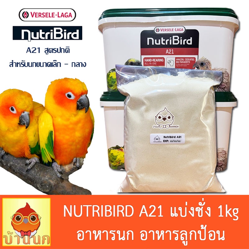nutribird-a21-อาหารนกลูกป้อนสูตรนกทั่วไป-แบ่งชั่ง-1-kg