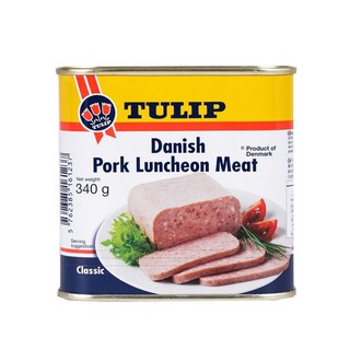 Tulip Pork Luncheon Meat 340 g ลัมเชิ้นมีท ทิวลิป 340 กรัม