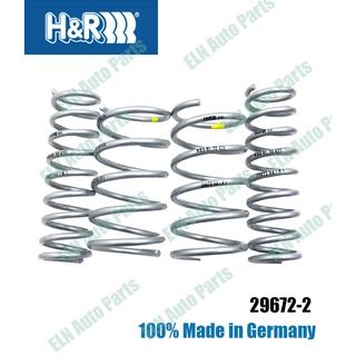 H&amp;R สปริงโหลด (lowering spring) บีเอ็มดับเบิลยู BMW E34 5series 518i ,520i เก๋ง 88-95 12v. หน้าลง 35 มิล หลัลง10 มิล