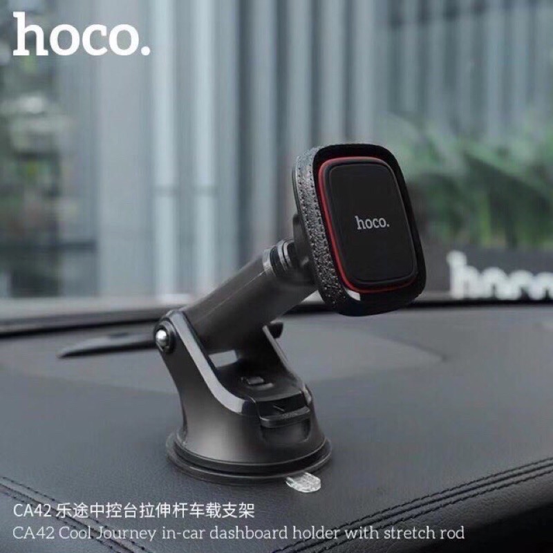 hoco-ca42-magnetic-car-holder-ที่วางโทรศัพท์มือถือในรถยนต์แบบแม่เหล็ก-ตั้งบนคอนโซลหรือกระจก