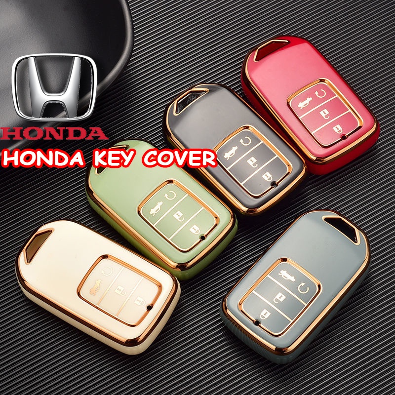 เคสกุญแจรีโมทรถยนต์-สําหรับ-honda-civic-crv-brv-city-accord-2014-to-2020