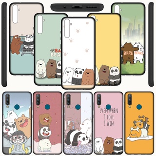 เคสโทรศัพท์มือถือ ซิลิโคนนิ่ม ลายการ์ตูนหมี We Bare Bears น่ารัก F2-ECY8 แฟชั่น สําหรับ VIVO V19 V21 V23 Pro y31 2021 y51 2020