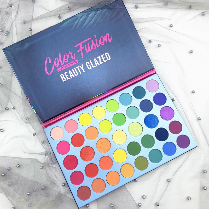 beauty-glazed-39-colors-rainbow-color-อายแชโดว์พาเลทท์กันน้ำ-rainbow-palette