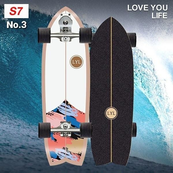 lyl-surfskate-s7-ขนาด-30-5-นิ้ว-surf-skateboard-เซิร์ฟสเก็ตบอร์ด-พร้อมส่งในไทย