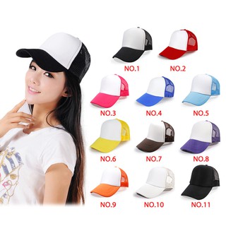 หมวกเบสบอลหมวก Snapback สไตล์ฮิปฮอปผ้าตาข่ายปรับได้