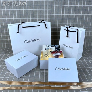 ✅Calvin Klein กระดาษ ถุงบรรจุของขวัญ   ถุงบรรจุภัณฑ์ช้อปปิ้ง CK การให้ของขวัญ
