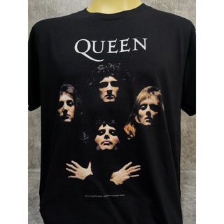 เสื้อยืดเสื้อวงนำเข้า Queen Bohemian Rhapsody Judas Priest Heavy Metal Kiss Iron Maiden Deep Purple Black Sabbath Style