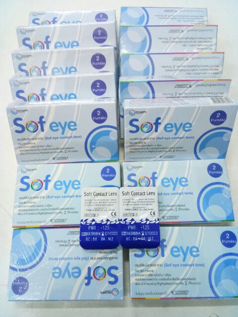 clearance-maxim-sof-eye-1-คู่-75-850-เลนส์ใสสายตาสั้นรายเดือน