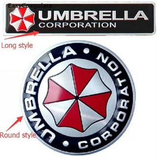Eas 3D Aluminum Alloy Umbrella Corporation Resident Evil Decals Decorations Badge Ate