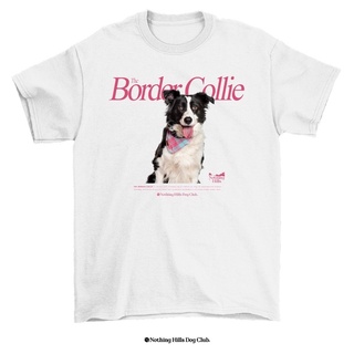 เสื้อยืดลาย  BORDER COLLIE (บอร์เดอร์ คอลลี่) Classic Cotton Unisex by 【Nothing Hills】 ใหม่