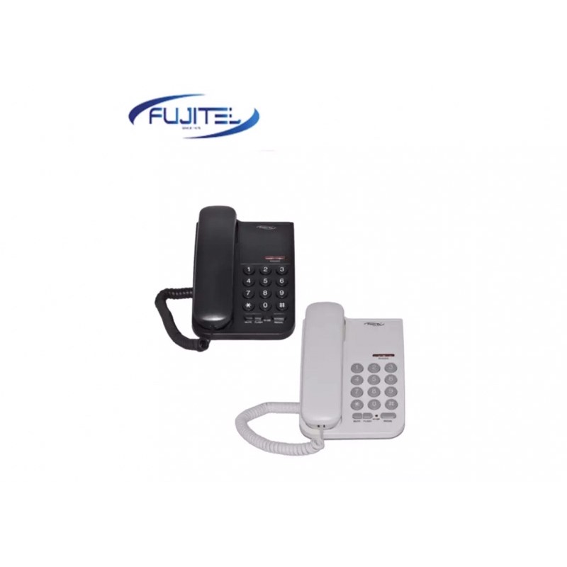 ราคาและรีวิวFujitel Telephone โทรศัพท์บ้าน โทรศัพท์พื้นฐาน รุ่น FT-411 โทรศัพท์บ้าน ยี่ห้อ FUJITEL รุ่น FT-411 มีฟังก์ชั่น MUTE