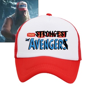 ใหม่ หมวกเบสบอล ผ้าตาข่าย ปักลาย Avengers THOR Love Thunder สําหรับผู้ชาย และผู้หญิง