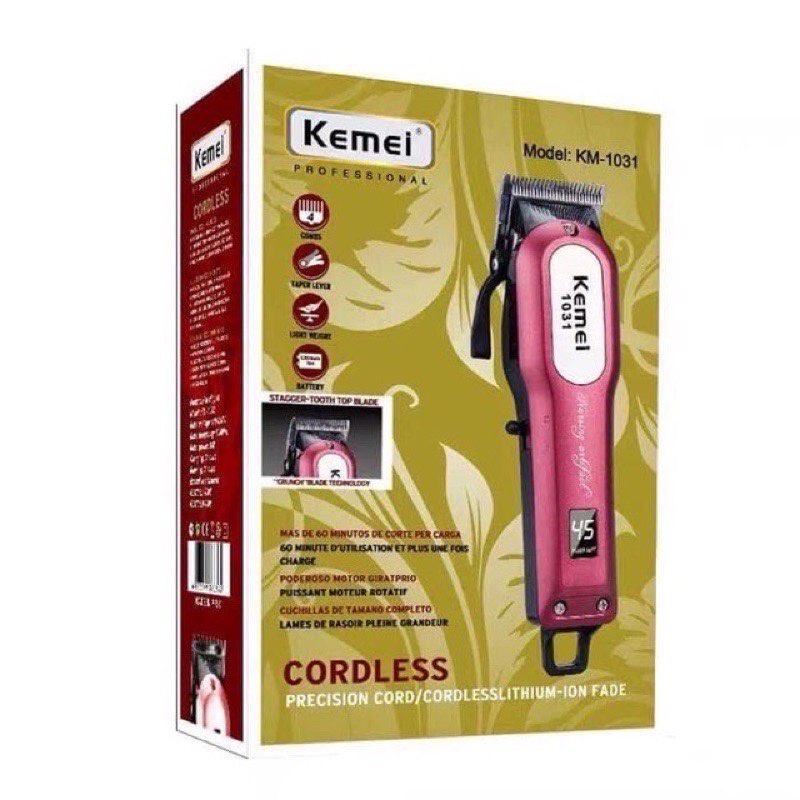 kemei-km1031-km-1031-ปัตเลี่ยนไร้สาย-แบตตาเลียน-จอดิจิตอล-แบตเตอรี่เมื่อชาร์จไฟเต็ม