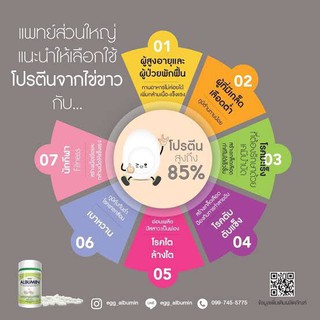 ภาพขนาดย่อของภาพหน้าปกสินค้า( 2 ขวด แถม 10 เม็ด ) EGG Albumin 60 เม็ด ( 2ขวด) แถมกล่อง10't ผงแอลบูมินจากไข่ชนิดเม็ด โปรตีนจากไข่ขาวโปรตีนสูง ไข่ขาว จากร้าน eveanddrug บน Shopee ภาพที่ 6