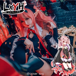 [LXYH- COSER KING] Seraph of the End Krul Tepes เครื่องแต่งกายคอสเพลย์ การ์ตูนอะนิเมะ Cosplay Costume Dress Woman Halloween