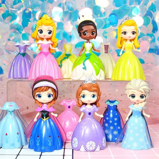 ภาพหน้าปกสินค้า++พร้อมส่งจากไทย++ ตัวใหญ่ โมเดล เจ้าหญิง เปลี่ยนชุด ตุ๊กตาเจ้าหญิง เปลี่ยนชุดได้ Disney Princess แต่งตัวตุ๊กตา