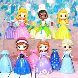 สินค้า ++พร้อมส่งจากไทย++ ตัวใหญ่ โมเดล เจ้าหญิง เปลี่ยนชุด ตุ๊กตาเจ้าหญิง เปลี่ยนชุดได้ Disney Princess แต่งตัวตุ๊กตา