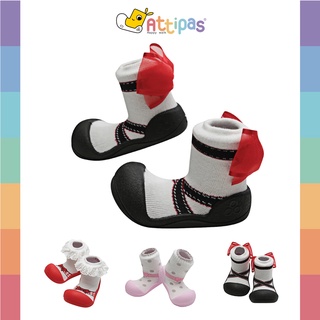 รองเท้าหัดเดิน Attipas - รุ่น Ballet - [สี : Red, Pink, Black] [รุ่น Premium]