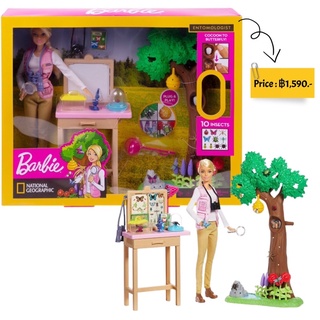 Barbie National Geographic Entomologist And Themed Doll Playsets