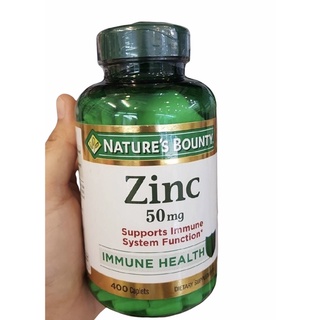 🌳วิตามิน Nature’s B0unty ZInc 50 mg. ZInc  400 แคปซูล🌳
