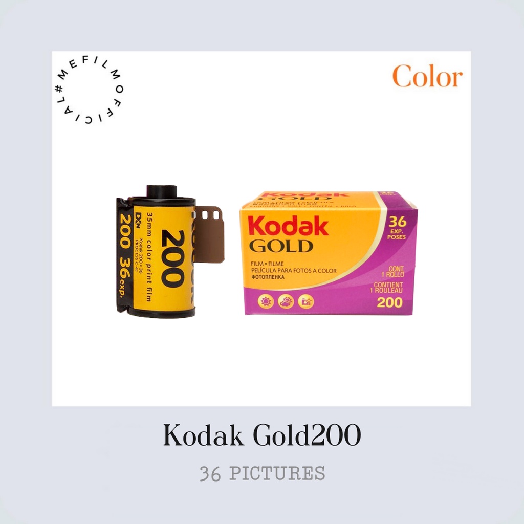 รูปภาพของพร้อมส่ง ฟิล์มสี kodak gold 200 ฟิล์มใหม่ *1ม้วน ฟิล์มถ่ายรูป ฟิล์มลองเช็คราคา