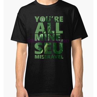 [S-5XL] เสื้อยืด พิมพ์ลาย Caveira Youre All Mine สีรุ้ง สไตล์คลาสสิก สําหรับผู้ชาย