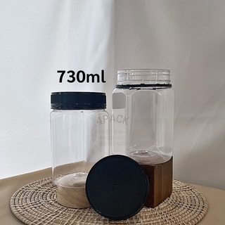 กระปุกพลาสติก+ฝาเซฟตี้ล็อค ขนาด 180/360/730ml สามารถบรรจุของเหลวได้ น้ำผึ้ง ของดอง