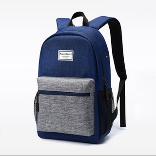 AspenSport Backpack Laptop กระเป๋าสะพายหลัง กระเป๋าโน๊ตบุ๊ค 14-16 นิ้ว กระเป๋าเดินทาง รุ่น AS-B81 สีน้ำเงิน