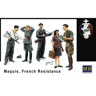 โมเดลประกอบฟิกเกอร์ทหาร Master Box 1/35MB3551 Maquis, French Resistance