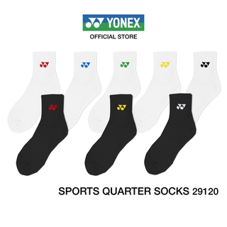 สินค้า YONEX  SPORT QUARTER SOCKS 29120  ถุงเท้า หุ้นข้อ ช่วยดูดซับแรงกระแทกและให้สัมผัสนุ่มสบายสวมใส่กระชับพร้อมระงับกลิ่น