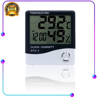 เครื่องวัดอุณหภูมิและความชื้นในอากาศ แบบดิจิตอล Digital Thermometer Hygrometer HTC-1