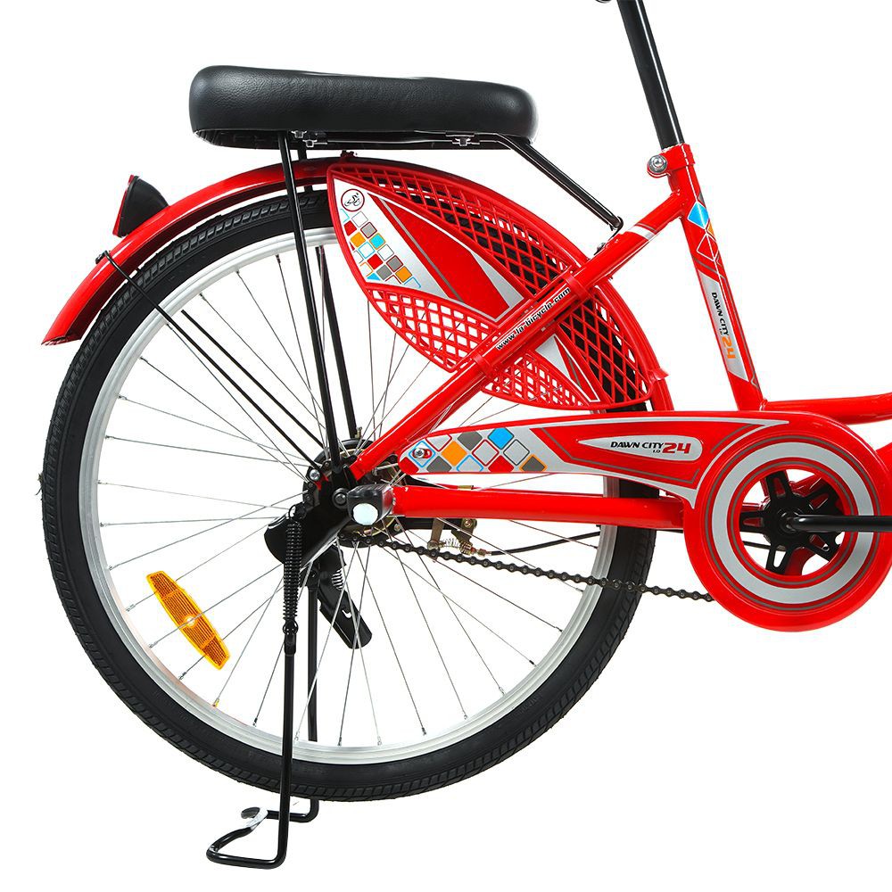จักรยานแม่บ้าน-จักรยานแม่บ้าน-la-dawn-1-0-24-นิ้ว-สีแดง-จักรยาน-กีฬาและฟิตเนส-city-bike-la-dawn-1-0-24-red