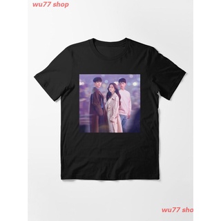 2022 Love Alarm Essential T-Shirt ผู้หญิง ดพิมพ์ลาย เสื้อยืดผ้าฝ้าย คอกลม cotton ความนิยม sale Unisex