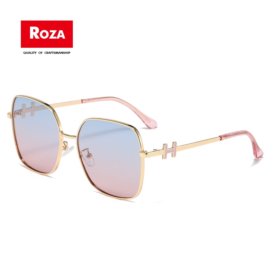 roza-ใหม่-แว่นตากันแดด-โพลาไรซ์-ทรงสี่เหลี่ยม-ป้องกันรังสียูวี-400-rz1146