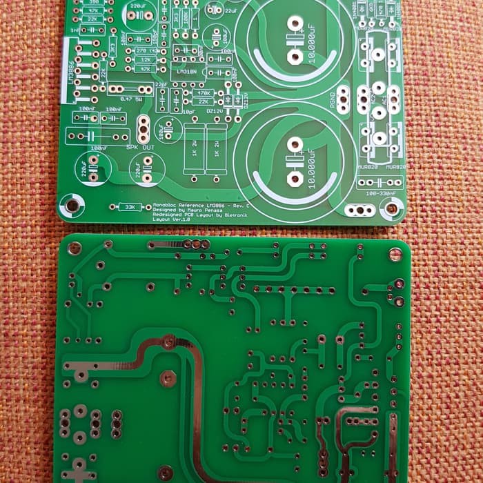 pcb-lm3886-mono-สองชั้น