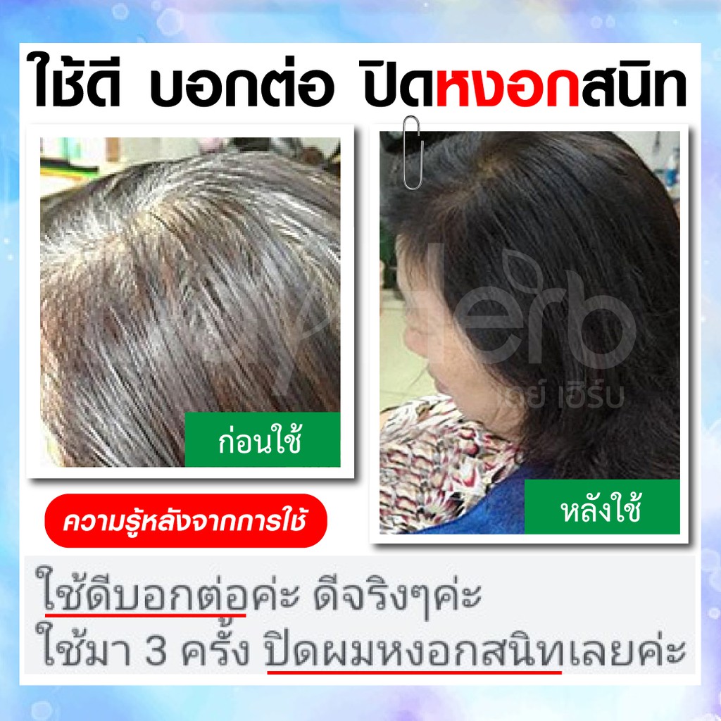 dayherb-แชมพูปิดผมขาว-สมุนไพรแท้-ปิดหงอก-ลดหงอก-ผมดำใน-5-นาที