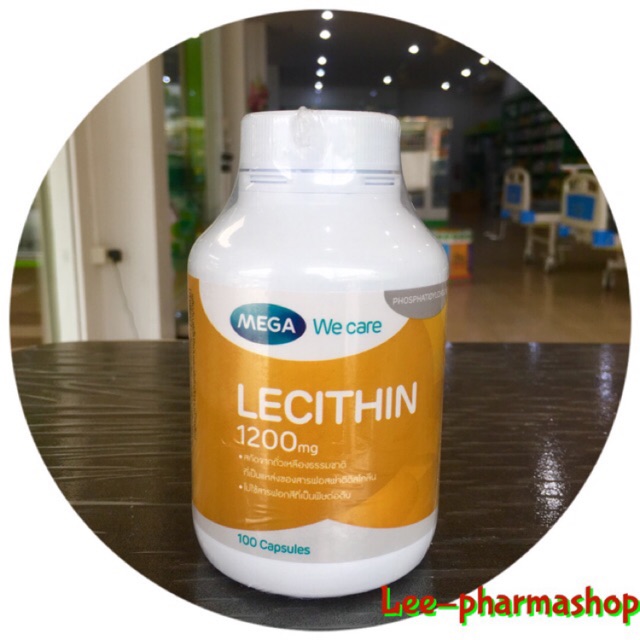 ภาพสินค้า(237/ขวด) Mega Wecare Lecithin 100 เม็ด/ขวด // เมก้า เลซิติน จากร้าน lee.pharmashop บน Shopee ภาพที่ 1