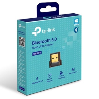 Bluetooth USB 5.0 Adapter TP-LINK ( UB500 ) ตัวรับ-ส่งสัญญาณบูลทูธใช้กับเครื่องคอมพิวเตอร์และโน๊ตบุ๊ค เวอร์ชั่น 5.0