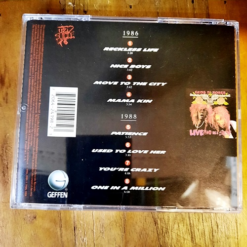 cd-เพลงสากลguns-n-roses-lies-used-cd-สภาพ-a-พิมพ์ปี-1986-u-s-a