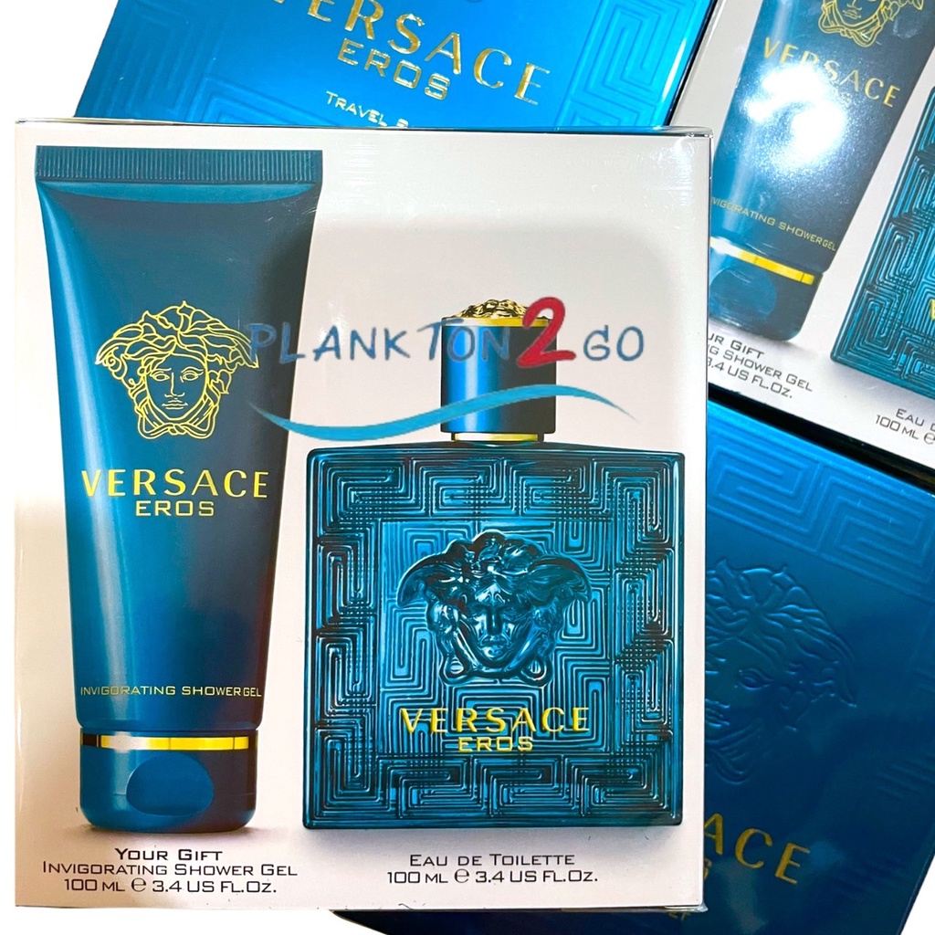 ภาพหน้าปกสินค้าน้ำหอม Versace Eros Homme EDT 30ml, 30mlx2 DUOป้ายคิง ปี 21 , 100ml Tester